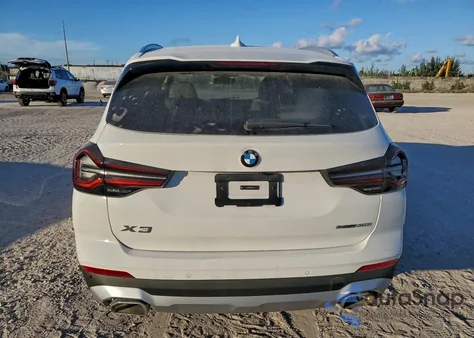 2024 BMW X3 Sdrive30I z USA, uszkodzony, nr VIN 5UX43DP0XR9W61872